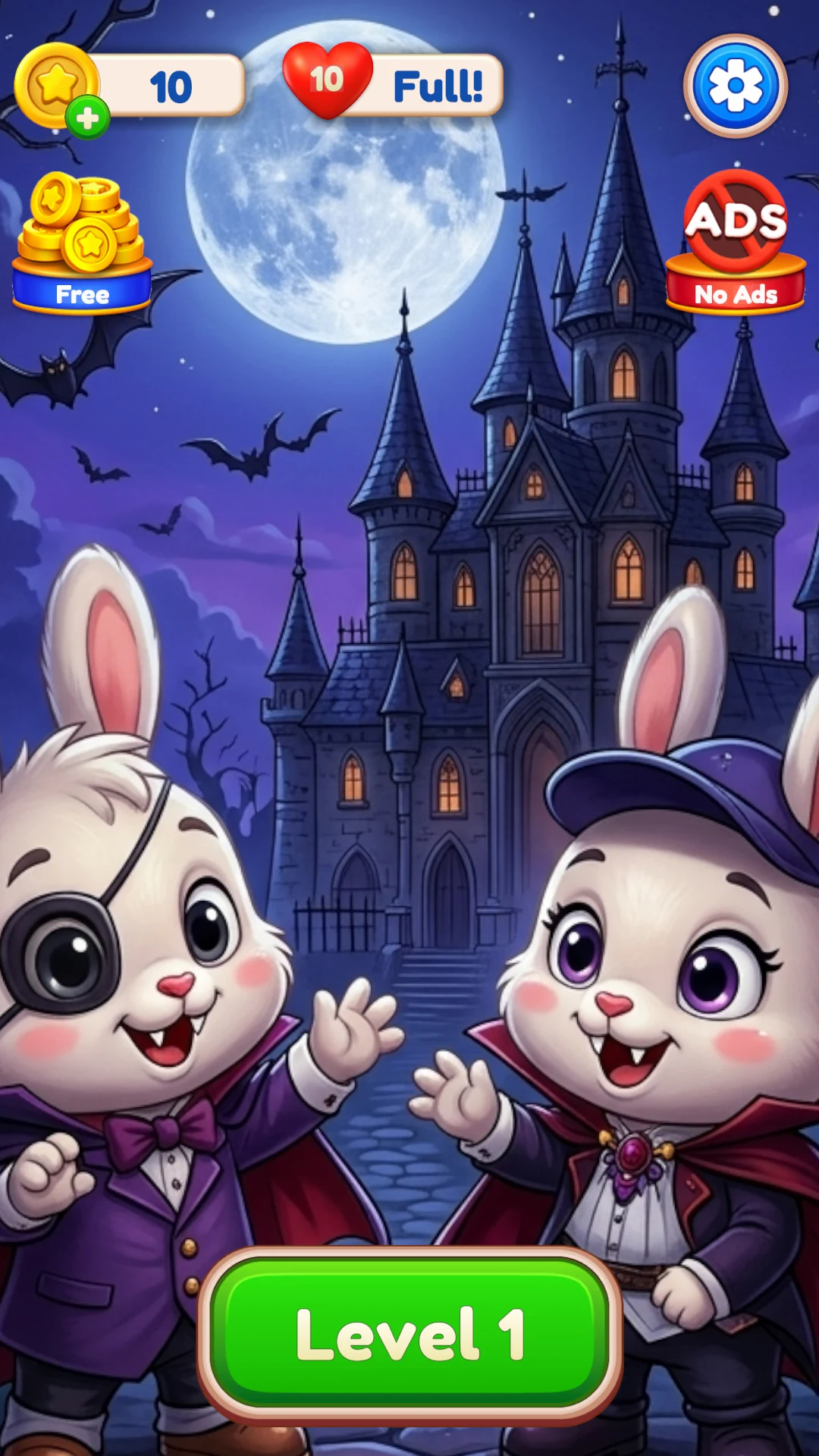 Luna and Bunny Color Sort screenshot